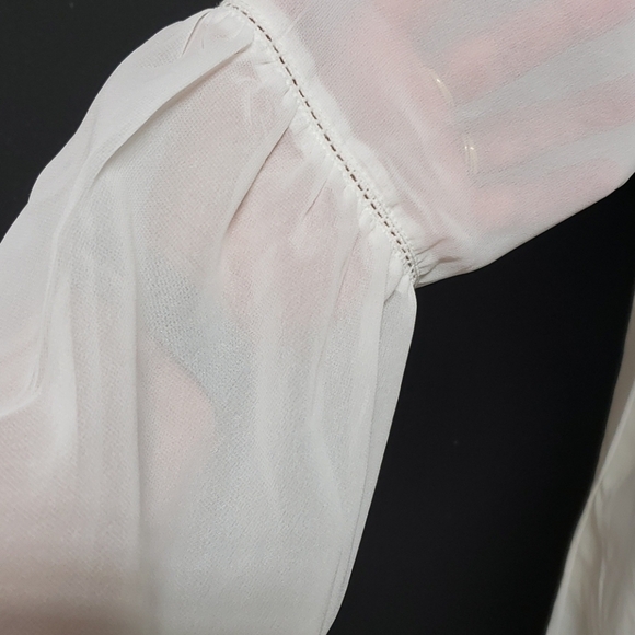 Sweet Magnolia Semi Sheer White Tunic NWOT - Picture 7 of 14